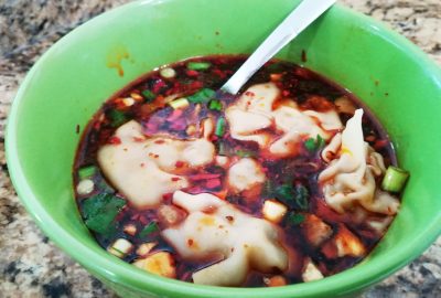 Spicy Beef Wonton Soup