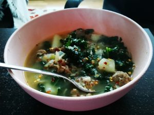 Potato Kale Sausage Soup